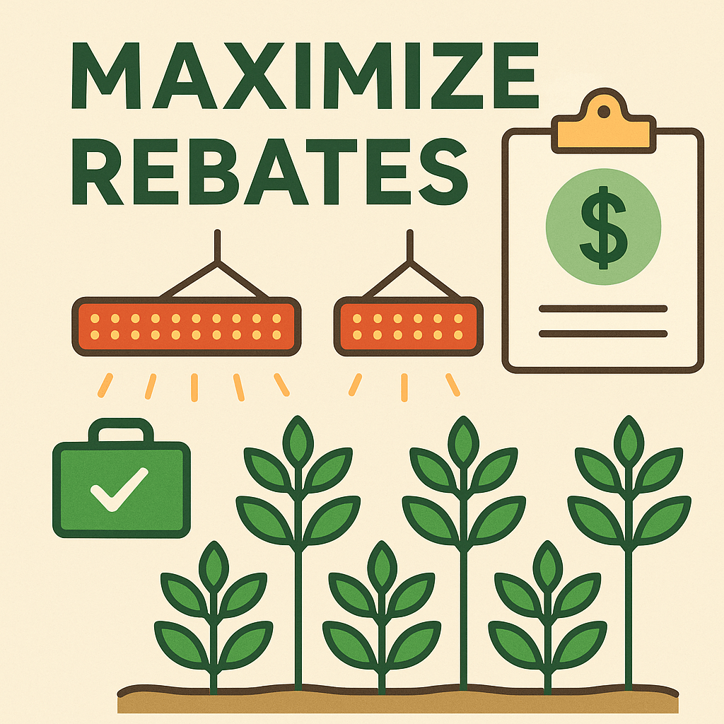 led grow lights, grow light rebate, light rebates